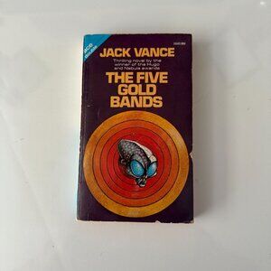 Jack Vance Vintage Paperback Book Lot - The Dragon Masters & The Five Gold Bands